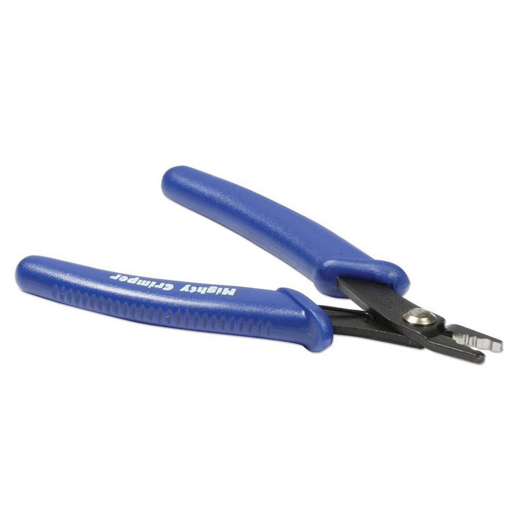 BeadSmith Jumbo Crimping Pliers for 3 mm Crimp Tubes – 130 mm, Blue Handles