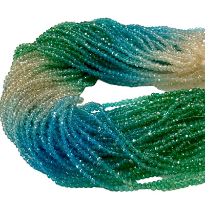 2mm Crystal rondelle beads strand 170 pcs, PBC2C109