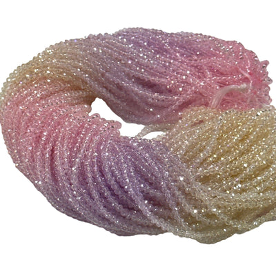 Crystal faceted rondelle 3mm Beads, PBC3C108