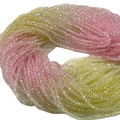 2mm Crystal rondelle beads strand 170 pcs, PBC2C118