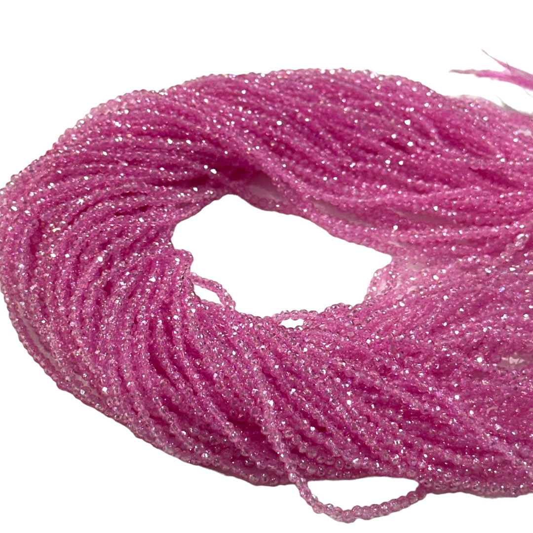 1mm Crystal rondelle beads strand 160 pcs, PBC1C80