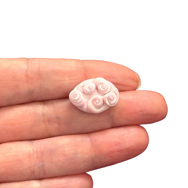 Hand Made Murano Glass Fluffy Cloud Charm