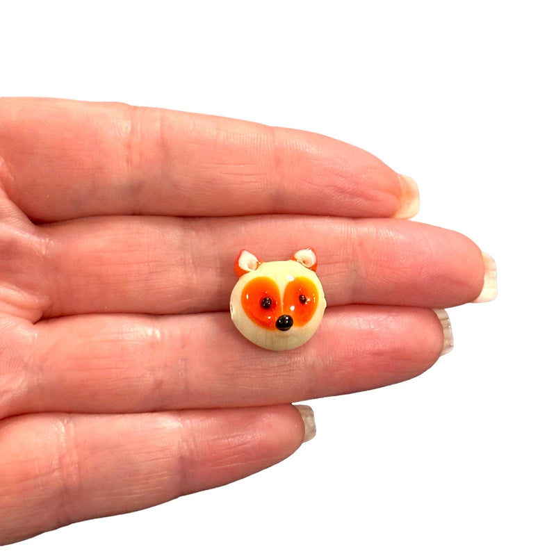 Hand Made Murano Glass Fox Charm