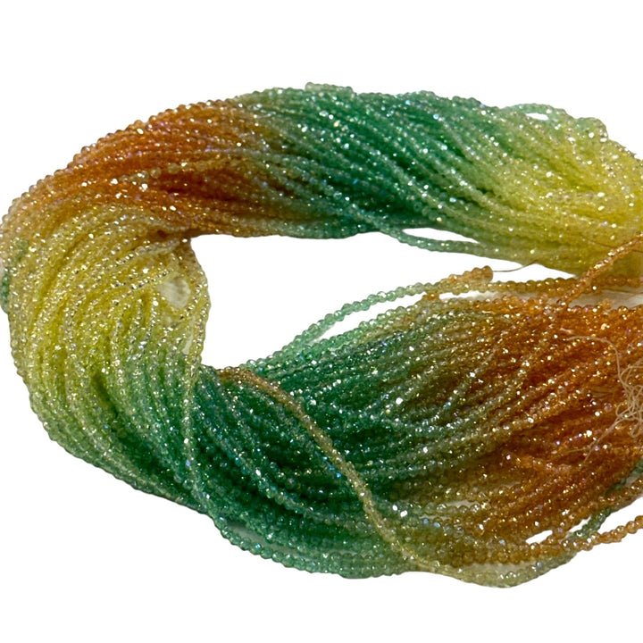 1mm Crystal rondelle beads strand 160 pcs, PBC1C67