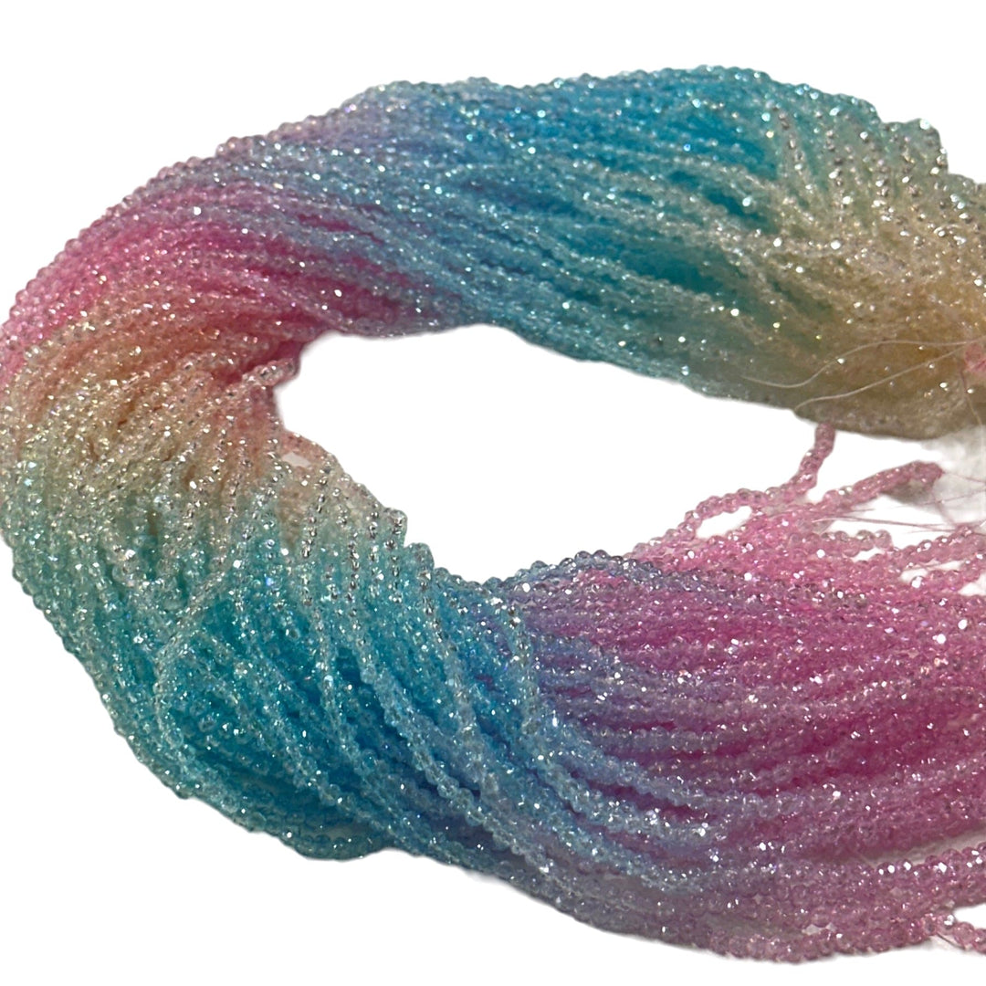 2mm Crystal rondelle beads strand 170 pcs, PBC2C99