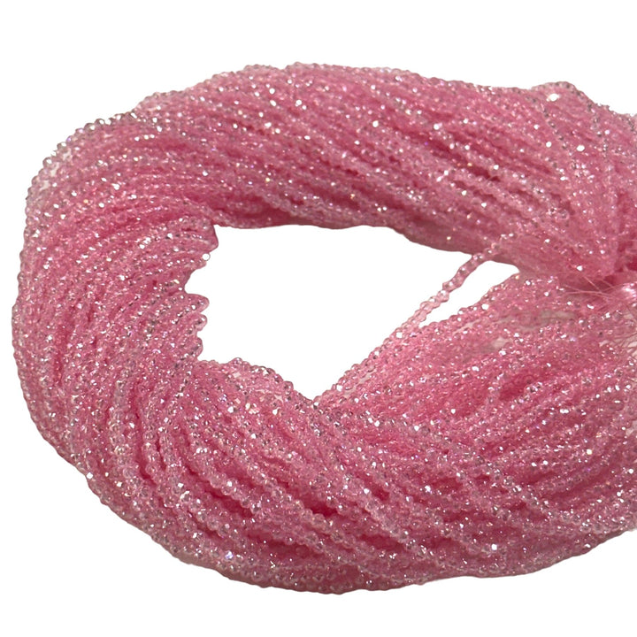 1mm Crystal rondelle beads strand 160 pcs, PBC1C85
