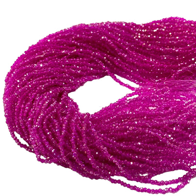 1mm Crystal rondelle beads strand 160 pcs, PBC1C82