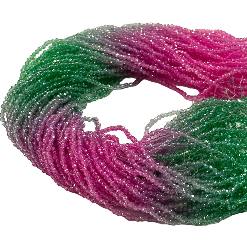 2mm Crystal rondelle beads strand 170 pcs, PBC2C116