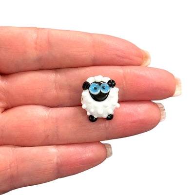 Hand Made Murano Glass Sheep Charm