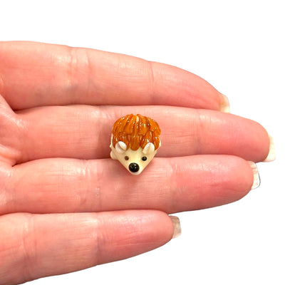 Hand Made Murano Glass Hedgehog Charm