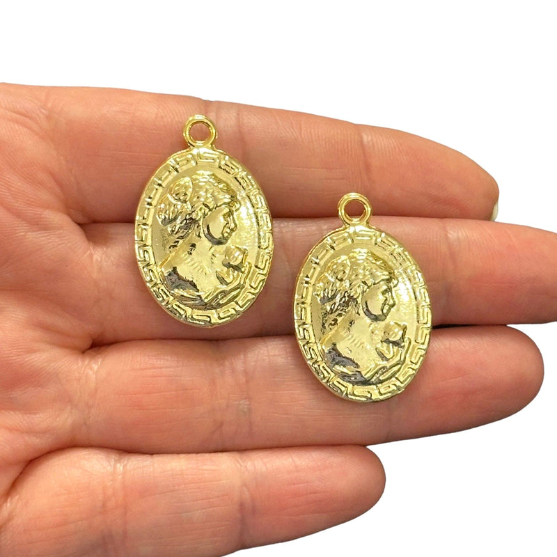 24Kt Gold Plated Authentic Charms, 2 pcs in a pack