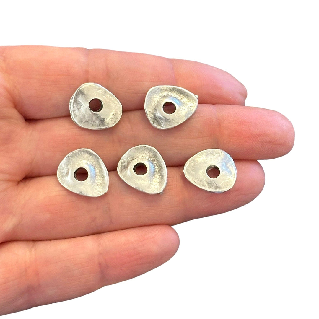Antique Silver Plated Authentic Charms, 5 pcs in a pack