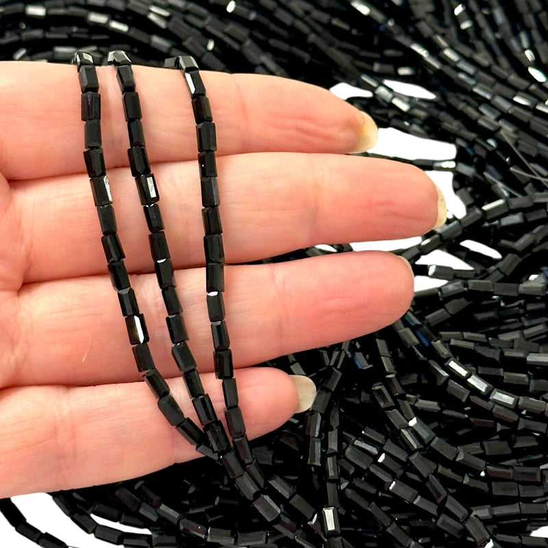 New!!! Crystal Faceted Cuboid Beads,4.5x2.5x2.5mm 95 pcs