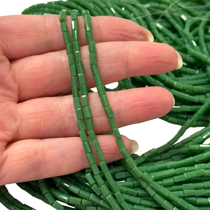 New!!! Crystal Faceted Cuboid Beads,4.5x2.5x2.5mm 95 pcs