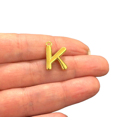 24Kt Gold Plated Balloon Letter Charm