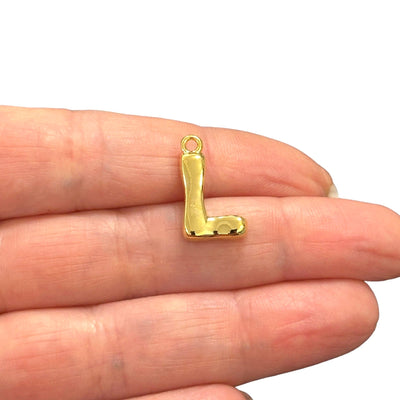 24Kt Gold Plated Balloon Letter Charm