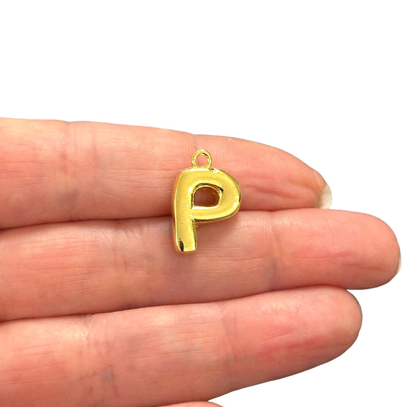 24Kt Gold Plated Balloon Letter Charm