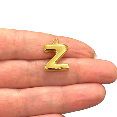 24Kt Gold Plated Balloon Letter Charm