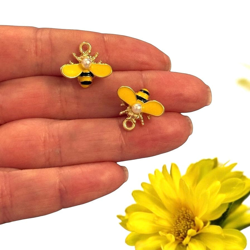 Pearly Bee Pendant