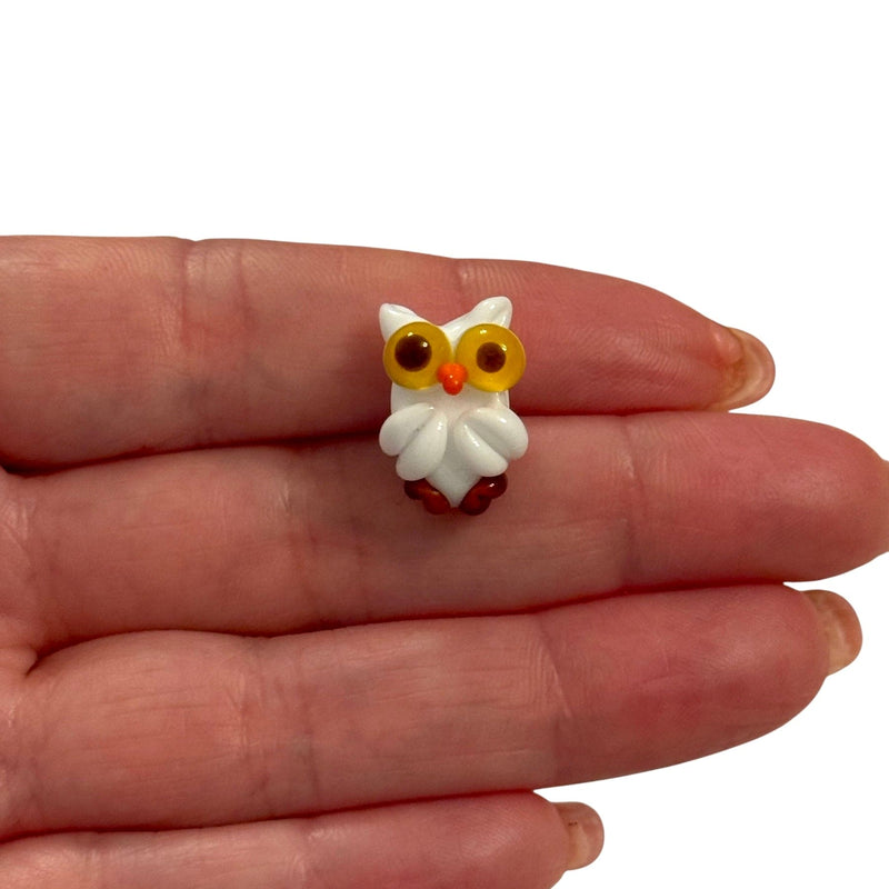 Hand Made Murano Glass Owl Charm