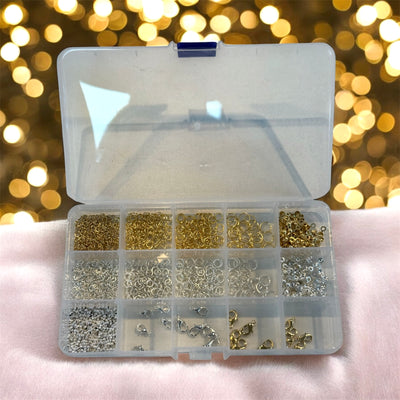 A Premium Jewellery-Making Essentials Findings Kit – Jump Rings & Clasps Edition