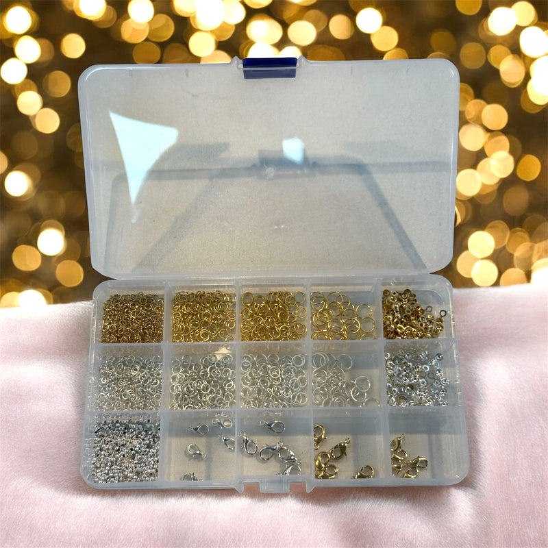 A Premium Jewellery-Making Essentials Findings Kit – Jump Rings & Clasps Edition