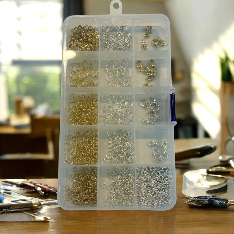 A Premium Jewellery-Making Essentials Findings Kit – Jump Rings & Clasps Edition
