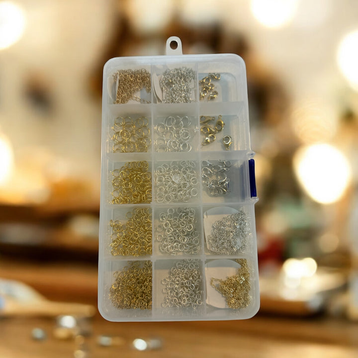 A Premium Jewellery-Making Essentials Findings Kit – Chains &amp; Clasps Edition
