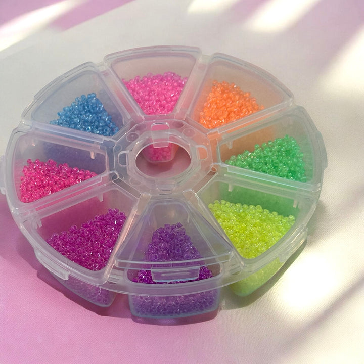 Authentic Miyuki Seed Beads 11-0 Luminous Colors Starter Kit