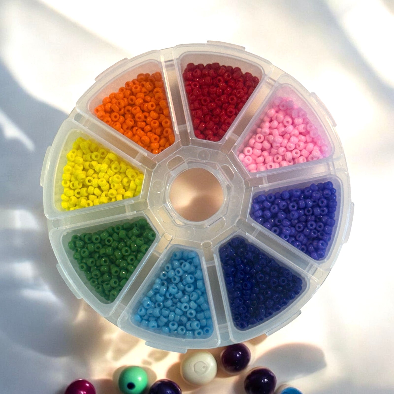 Authentic Miyuki Seed Beads 8-0 Rainbow Starter Kit