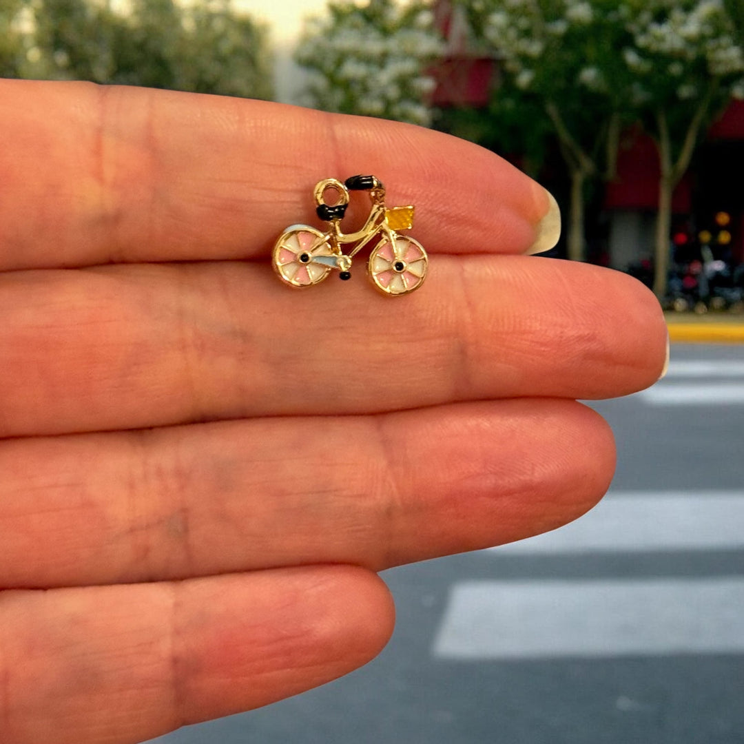 3D Pastel Bicycle Charm 