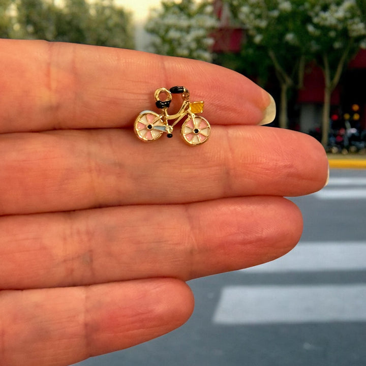 3D Pastel Bicycle Charm 