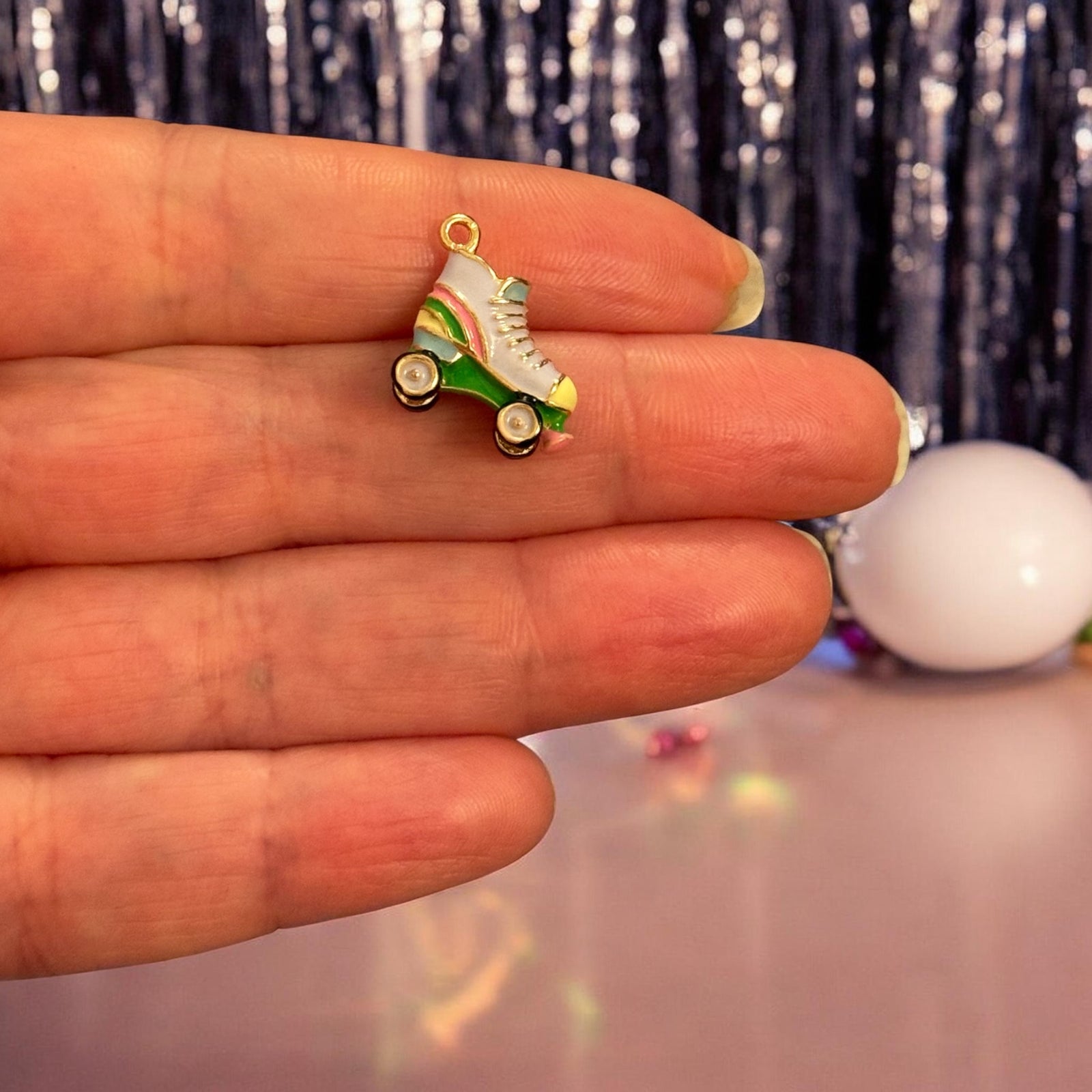 Retro Roller Skate Charm 