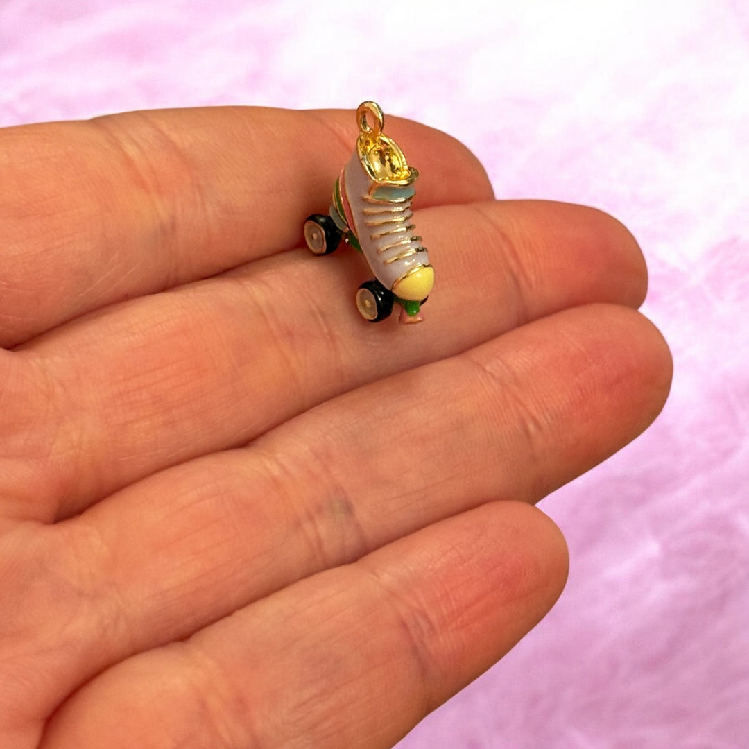 Retro Roller Skate Charm 