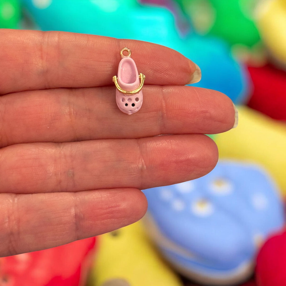 Pink Crocs Style Shoe Charm