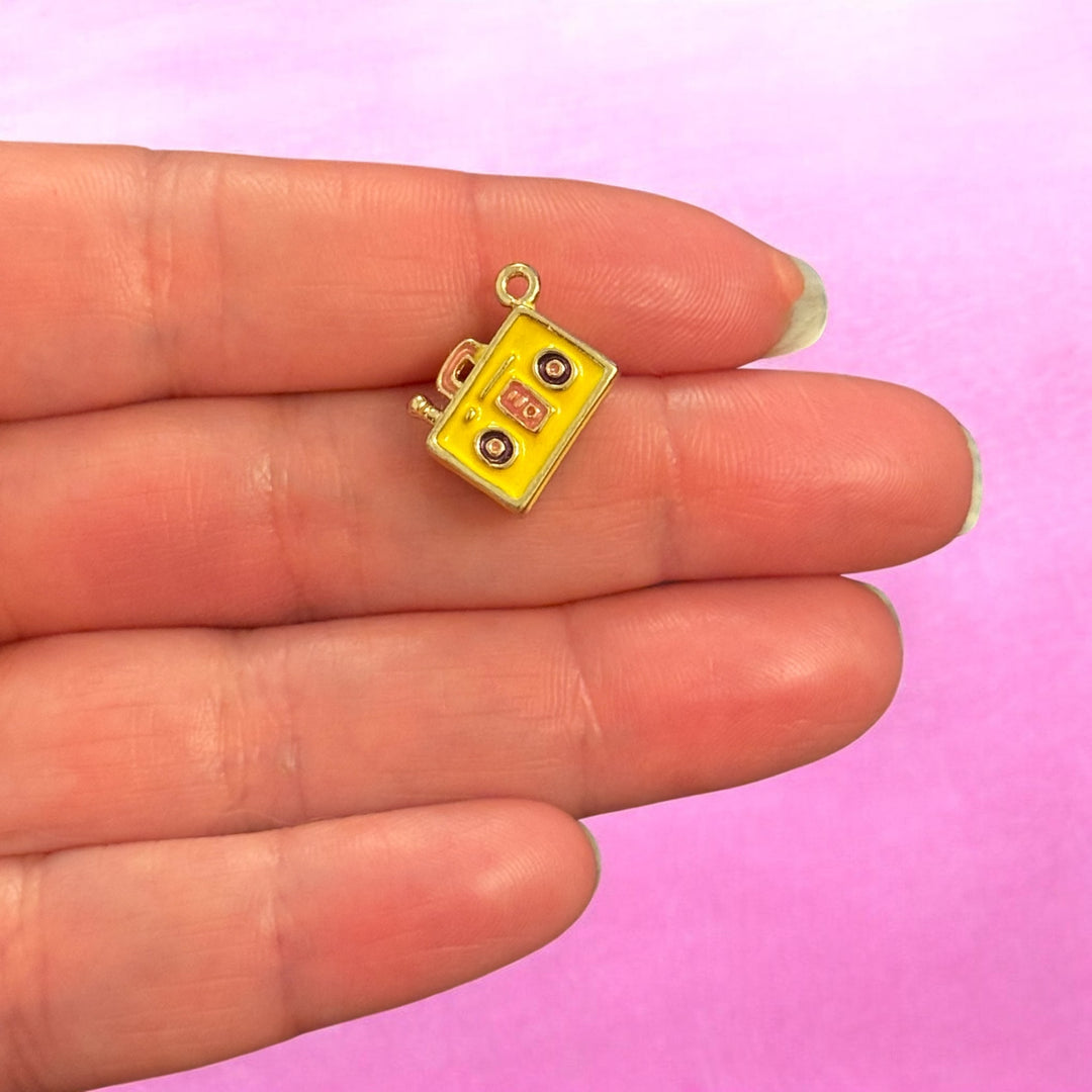 Retro Cassette Tape Charm