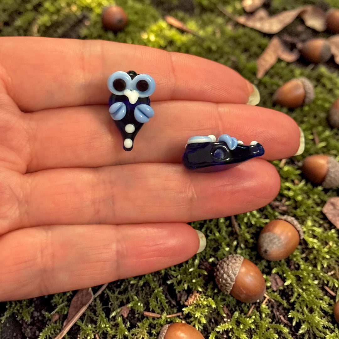 Hand Made Murano Glass Owl Charm