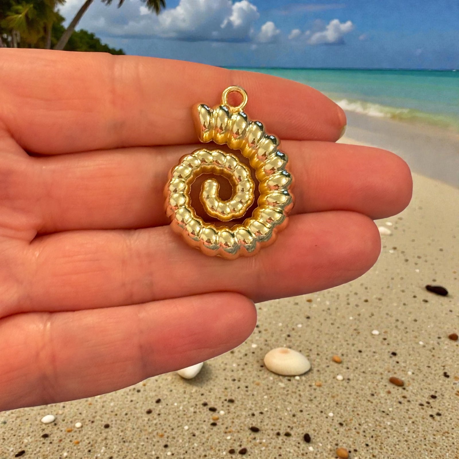Spiral Shell Pendant