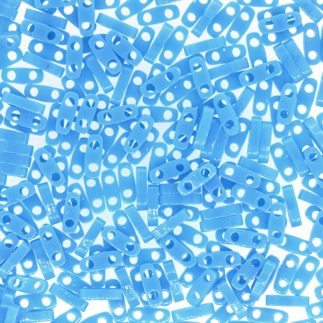 Miyuki Quarter Tila Beads 0413 Opaque Turquoise Blue,