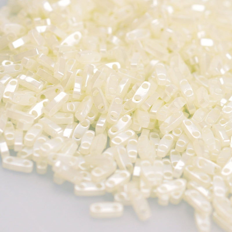 Miyuki Quarter Tila Beads 0513 Butter Cream Ceylon,