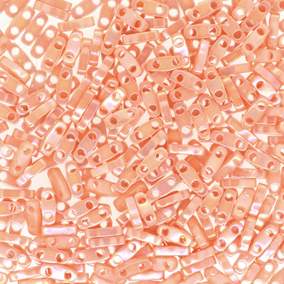 Miyuki Quarter Tila Beads 0596 Lustre Saumon Opaque,