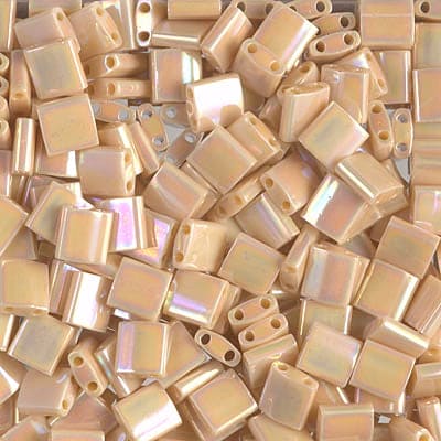 Miyuki Tila Beads TL0488 Opaque Poire AB,