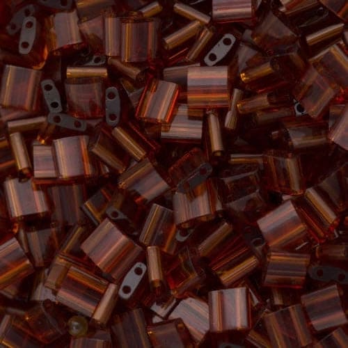 Miyuki Tila Beads TL0134 Dark Topaz,
