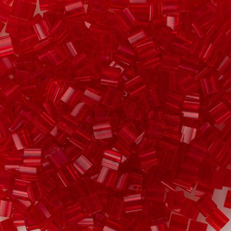 Miyuki Tila Beads TL0140 Transparent Light Red,