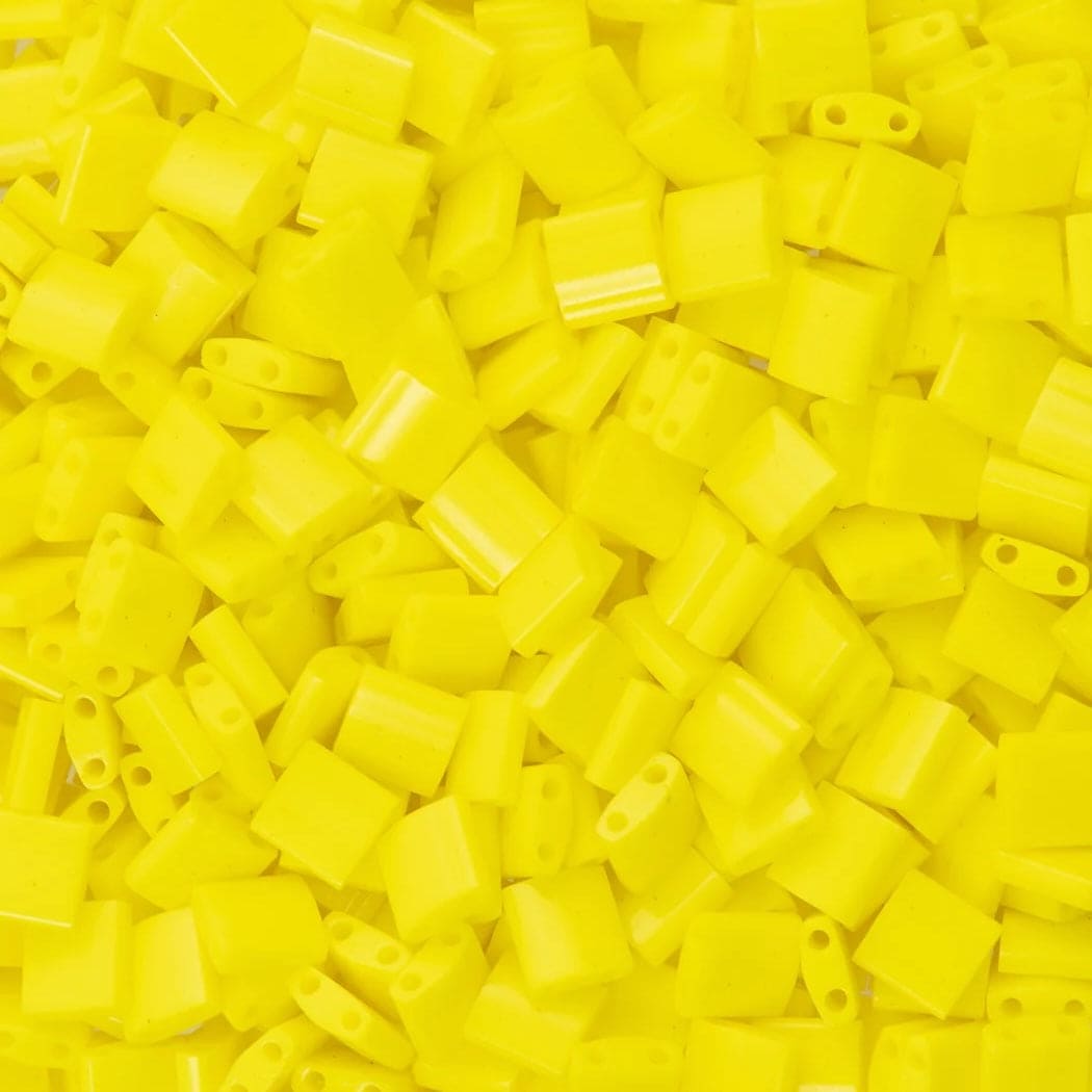 Miyuki Tila Beads TL0404 - Opaque Yellow,
