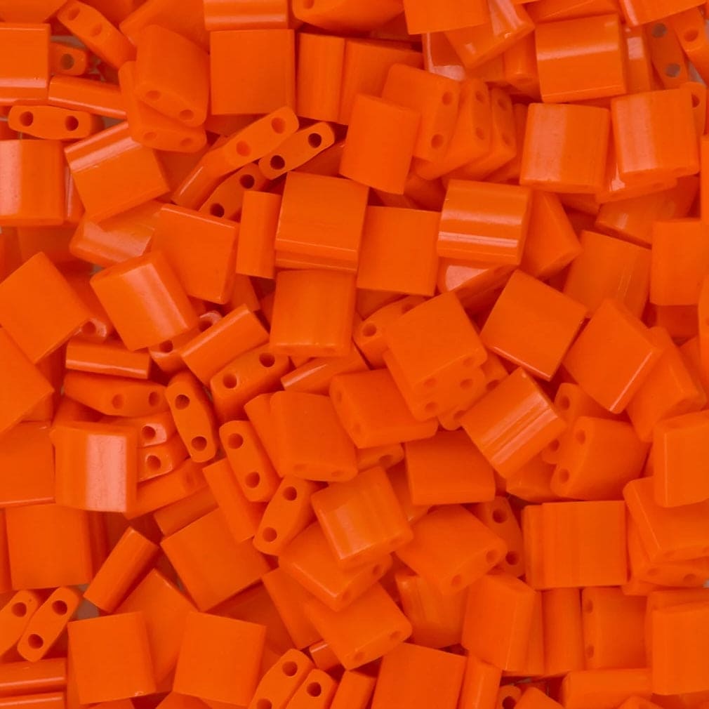 Miyuki Tila Beads TL0406 - Opaque Orange,