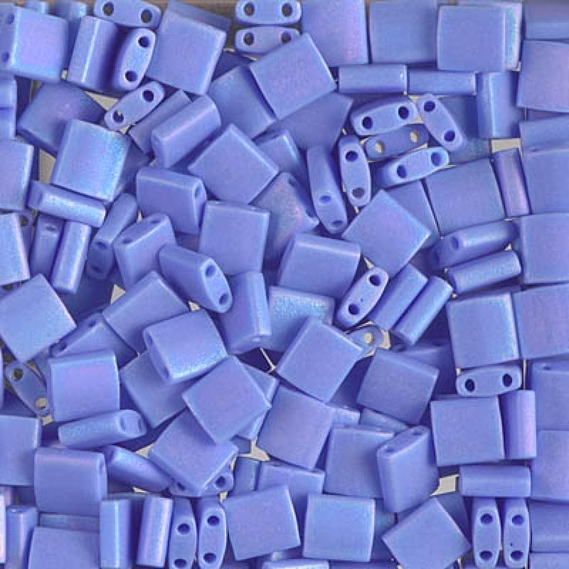 Miyuki Tila Beads TL0417LFR Opaque Periwinkle Matted AB,