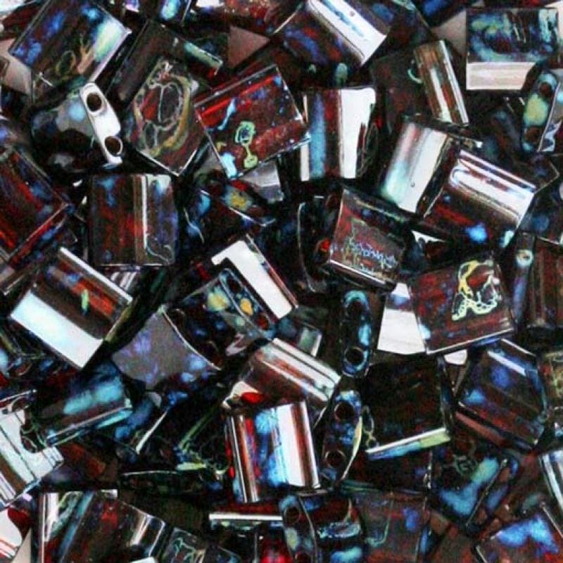 Miyuki Tila Beads TL4504 - Picasso Transparent Garnet,