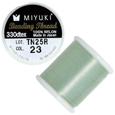 Fil Miyuki Couleur 23 - Caraïbes ,Fil nylon original Miyuki, livré par 50 mètres sur bobine