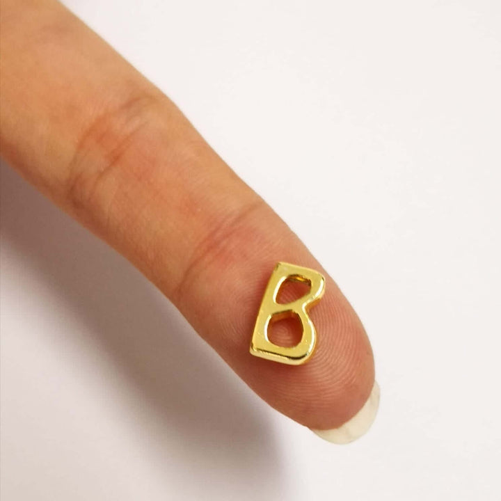NEW!!! 24Kt Gold Plated Initial Charms, Gold Alphabet Letter Charms